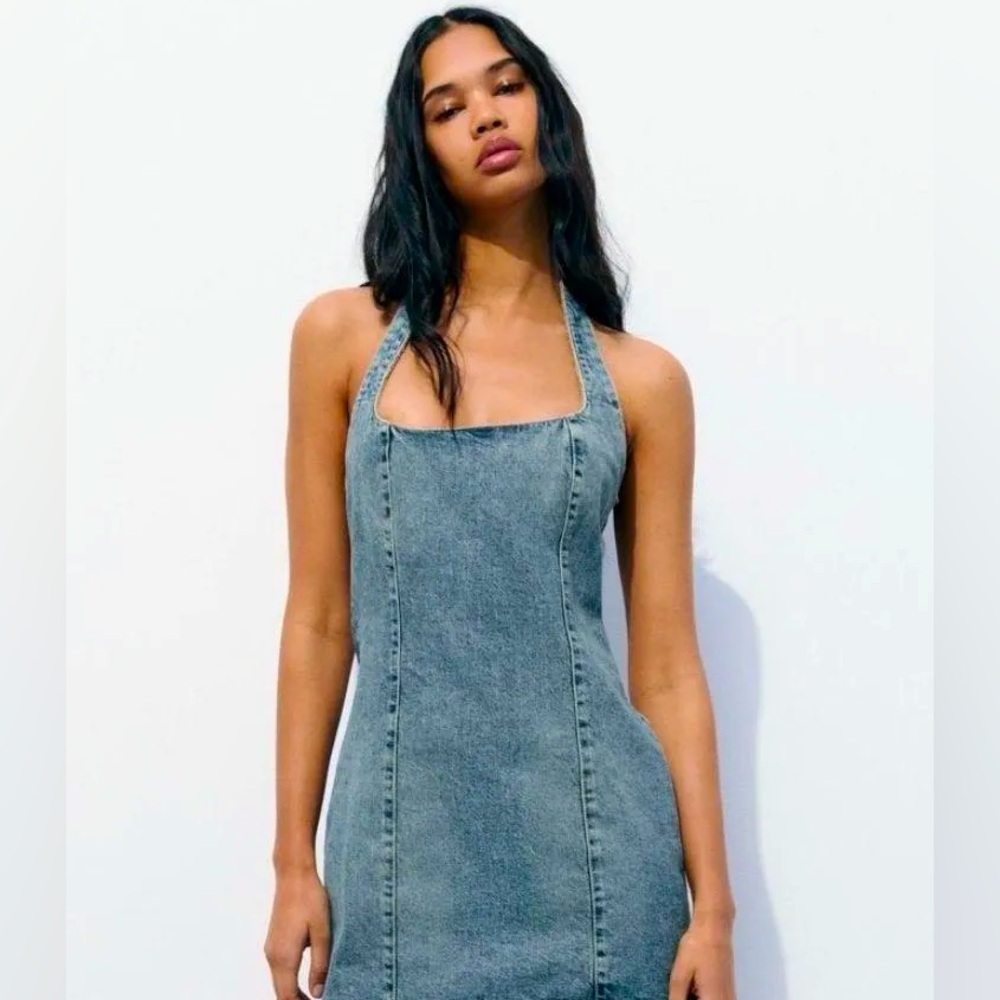 ZARA Denim Dress XL